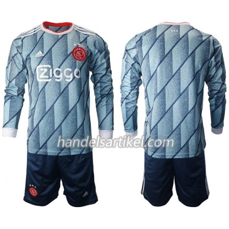 Ajax Amsterdam Kinder Auswärts Trikotsatz 2020/21 Langarm (+ Kurze Hosen)